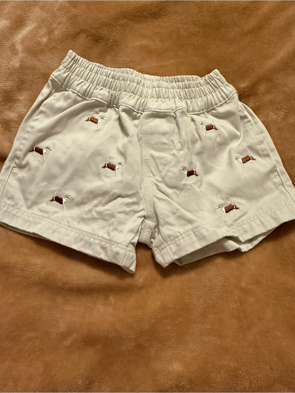 The Beaufort Bonnet Company Critter Sheffield Shorts Embroidered Dogs